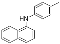 structure of CAS# 634-43-5, N-(对甲苯基)-1-萘胺