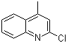structure of CAS# 634-47-9, 2-Chloro-4-methylquinoline