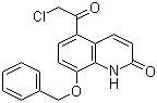 structure of CAS# 63404-86-4, 5-氯乙酰基-8-苄氧基-2(1H)-喹啉酮