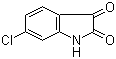 structure of CAS# 6341-92-0, 6-Chloroisatin