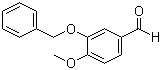 structure of CAS# 6346-05-0, 3-苄氧基-4-甲氧基苯甲醛