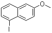 CAS # 63469-49-8, 1-Iodo-6-methoxynaphthalene