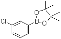 structure of CAS# 635305-47-4, 3-Chlorophenylboronic acid pinacol ester