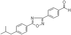 CAS # 635701-88-1, 4-[5-[4-(2-Methylpropyl)phenyl]-1,2,4-oxadiazol-3-yl]benzaldehyde