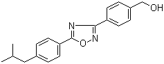CAS 登录号：635702-24-8, [4-[5-[4-(2-甲基丙基)苯基l]-1,2,4-恶二唑-3-基]苯基]甲醇