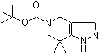 structure of CAS# 635712-88-8, 7,7-Dimethyl-1,4,6,7-tetrahydropyrazolo[4,3-c]pyridine-5-carboxylic acid tert-butyl ester