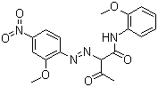 structure of CAS# 6358-31-2, Pigment Yellow 74