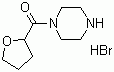 structure of CAS# 63590-62-5, 1-(2-四氢呋喃甲酰基)哌嗪氢溴酸盐