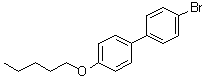 structure of CAS# 63619-51-2, 4-溴-4'-(戊氧基)联苯