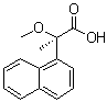 structure of CAS# 63628-26-2, (R)-2-甲氧基-2-(1-萘基)丙酸
