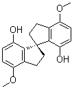 CAS # 636601-30-4, (1S)-2,2',3,3'-Tetrahydro-4,4'-dimethoxy-1,1'-spirobi[1H-indene]-7,7'-diol