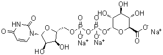structure of CAS# 63700-19-6, Trisodium UDP-glucuronic acid