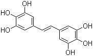 structure of CAS# 637776-83-1, 4,3',5'-三羟基白藜芦醇