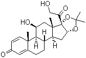 structure of CAS# 638-94-8, Desonide