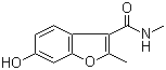 structure of CAS# 638217-08-0, 6-Hydroxy-N,2-dimethylbenzofuran-3-carboxamide