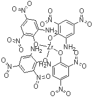 CAS # 63868-82-6, Tetrakis(2-amino-4,6-dinitrophenolato)zirconium, 2-Amino-4,6-dinitrophenol zirconium complex