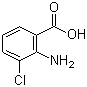 CAS # 6388-47-2, 2-Amino-3-chlorobenzoic acid, 3-Chloroanthranilic acid