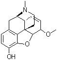 CAS # 639-47-4, O6-Methylmorphine, (5alpha,6alpha)-7,8-Didehydro-4,5-epoxy-6-methoxy-17-methylmorphinan-3-ol, Heterocodeine, Morphine 6-methyl ether, NSC 134601