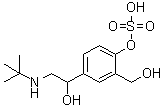 CAS # 63908-03-2, alpha1-[[(1,1-Dimethylethyl)amino]methyl]-4-(sulfooxy)-1,3-benzenedimethanol