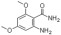 structure of CAS# 63920-73-0, 2-氨基-4,6-二甲氧基苯甲酰胺