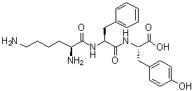 CAS 登录号：63958-93-0, L-赖氨酰-L-苯丙氨酰-L-酪氨酸