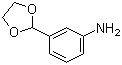 structure of CAS# 6398-87-4, 3-氨基苯甲醛乙二醇缩醛
