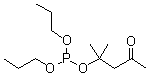 CAS 登录号：6399-79-7, 亚磷酸 1,1-二甲基-3-氧代丁基二丙基酯