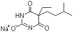 structure of CAS# 64-43-7, 阿米妥钠