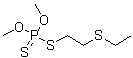 CAS # 640-15-3, Thiometon, O,O-Dimethyl S-(2-ethylthioethyl) dithiophosphate, S-[2-(Ethylthio)ethyl] O,O-dimethyl phosphorodithioate, Veltin