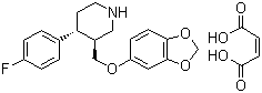 structure of CAS# 64006-44-6, 马来酸帕罗西汀