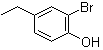 structure of CAS# 64080-15-5, 2-Bromo-4-ethylphenol