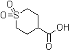 structure of CAS# 64096-87-3, 1,1-Dioxohexahydrothiopyran-4-carboxylic acid