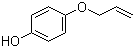 CAS # 6411-34-3, 4-Allyloxyphenol, Hydroquinone monoallyl ether, O-allylhydroquinone, p-Allyloxyphenol
