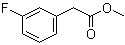 structure of CAS# 64123-77-9, 3-Fluorobenzeneacetic acid methyl ester