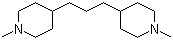 structure of CAS# 64168-11-2, 4,4'-三亚甲基双(1-甲基哌啶)