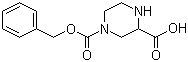 structure of CAS# 64172-98-1, N-4-Cbz-2-piperazinecarboxylic acid