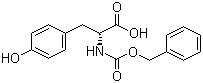 structure of CAS# 64205-12-5, N-Benzyloxycarbonyl-D-tyrosine