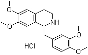 structure of CAS# 6429-04-5, Tetrahydropapaverine hydrochloride