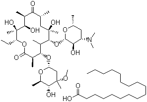 structure of CAS# 643-22-1, 硬脂酸红霉素