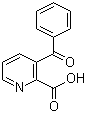 structure of CAS# 64362-32-9, 3-苯甲酰基吡啶-2-甲酸