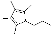 structure of CAS# 64417-12-5, 四甲基(正丙基)环戊二烯
