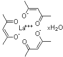 structure of CAS# 64424-12-0, Tris(acetylacetonato)lanthanum hydrate