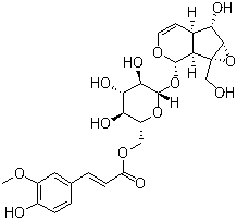 structure of CAS# 64461-95-6, 胡黄连苷 III