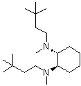 structure of CAS# 644958-86-1, (1R,2R)-1,2-Bis[(3,3-dimethylbutyl)(methyl)amino]cyclohexane