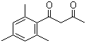 structure of CAS# 6450-57-3, 2,4,6-三甲基苯甲酰丙酮