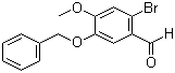 structure of CAS# 6451-86-1, 2-溴-4-甲氧基-5-苄氧基苯甲醛