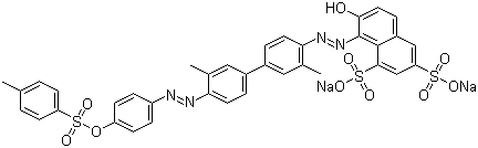 structure of CAS# 6459-94-5, 酸性红 114