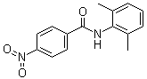 structure of CAS# 64594-44-1, N-(2,6-二甲基苯基)-4-硝基苯甲酰胺
