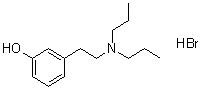 CAS 登录号：64656-40-2, 3-[2-(二丙基氨基)乙基]苯酚氢溴酸盐