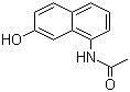 structure of CAS# 6470-18-4, 1-乙酰氨基-7-萘酚